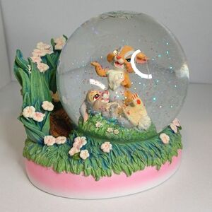 Disney Thumper & Miss Rabbit‎ Floral Garden Base Snow Globe